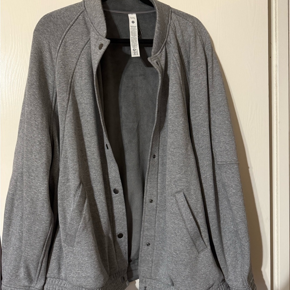 Lululemon Athletica Gray Scuba Jacket